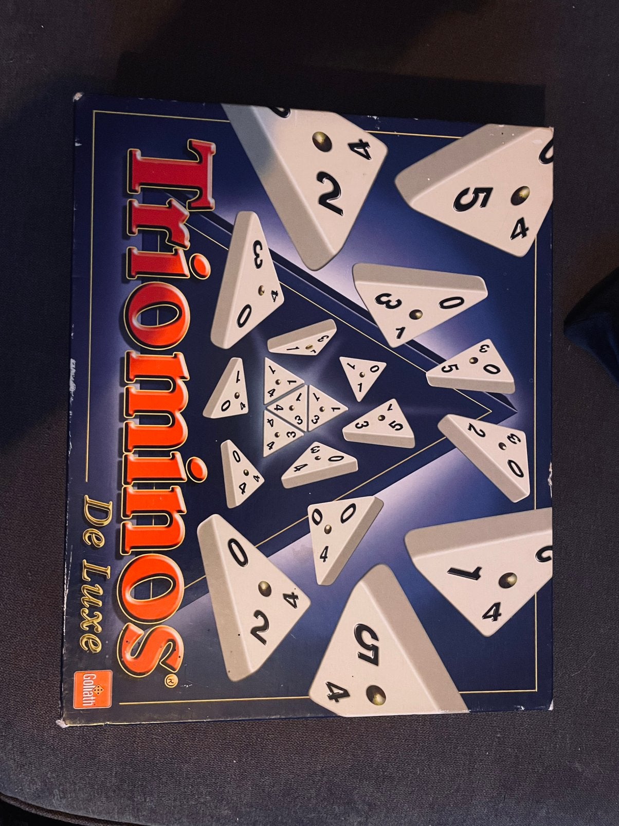 Triominos spel compleet, Ophalen of Verzenden, Zo goed als nieuw