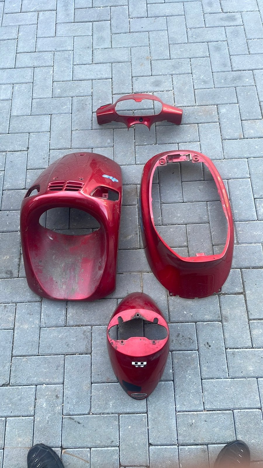Piaggio zip type kappenset orginele kleur, Ophalen of Verzenden, Pia, Pia, Pia