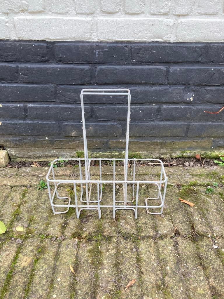 Tomado vintage melkflessen rek voor 3 flessen, Verzamelen, Retro, Ophalen of Verzenden