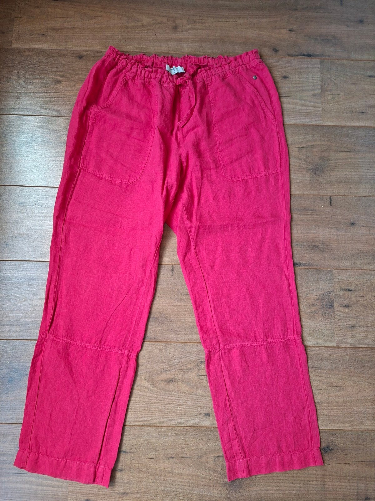 Roze linnen broek van Sandwich, maat 42, Ophalen of Verzenden