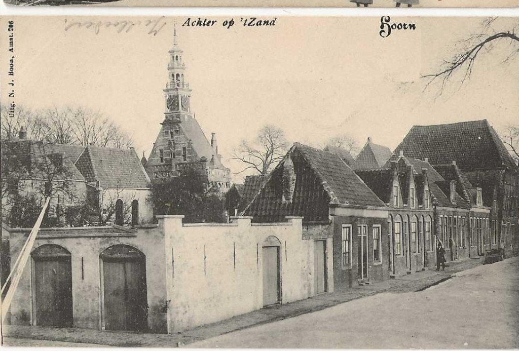 Hoorn-218  Achter op Zand, Verzenden, Voor 1920, Gelopen, Noord-Holland