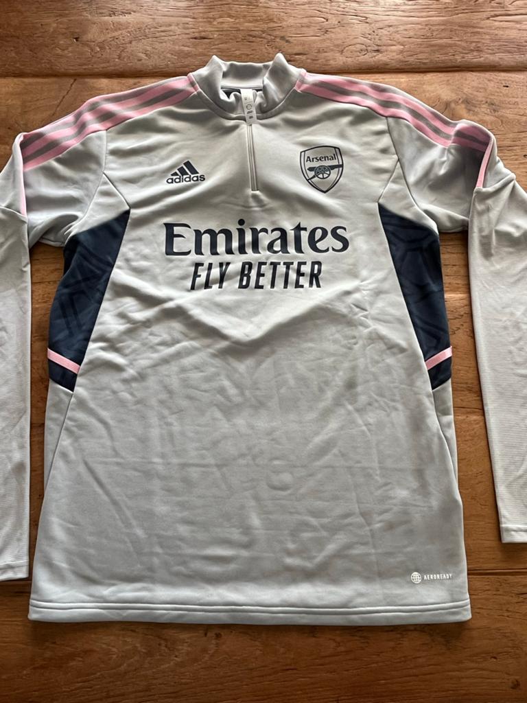 Arsenal Trainingspak Maat M - Zo goed als nieuw, Maat 48/50 (M), Ophalen of Verzenden, Zo goed als nieuw, Voetbal