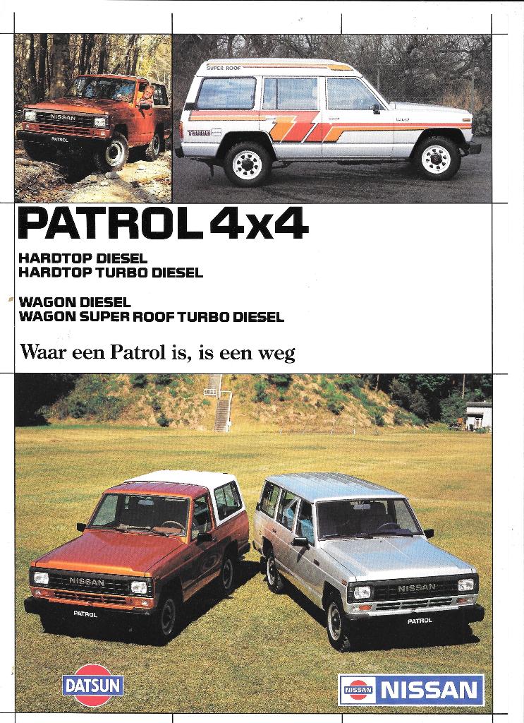 NISSAN PATROL,  1984, Ophalen of Verzenden, Zo goed als nieuw, Nissan