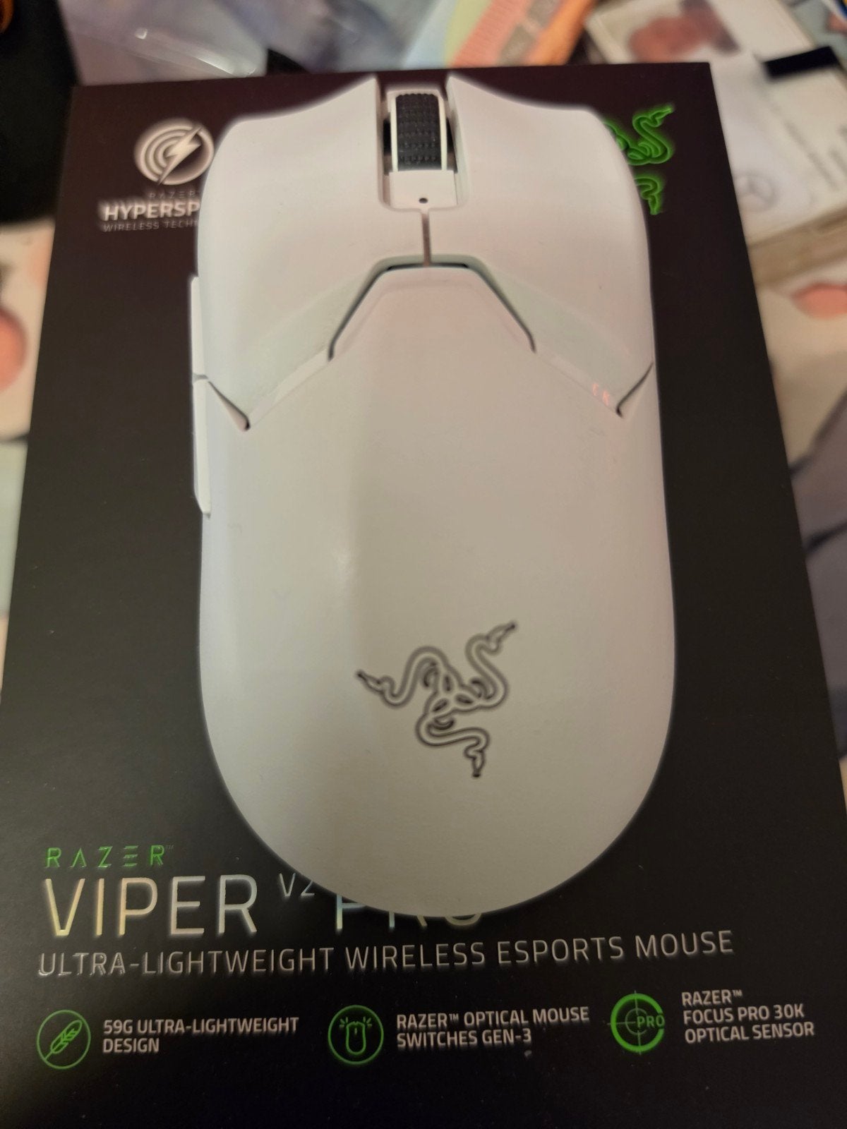 Razer Viper V2 Pro wireless gaming muis, Ophalen of Verzenden, Rechtshandig, Razer