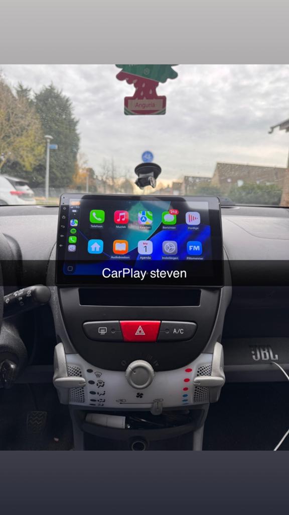 4/32 Apple Carplay android auto citroen c1 aygo peugeot 107, Ophalen, Opafapeaak123, Nieuw, Carplay@hotmail.com