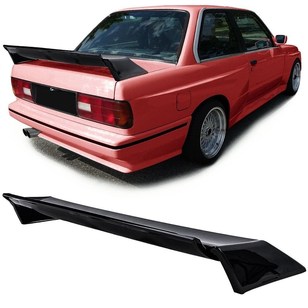Evo Sport Achterspoiler Voor BMW E30 Hoogglans Zwart, Verzenden, Automotive Parts, A.parts@hotmail.nl, Trasmolenlaan 12 3447 GZ Woerden