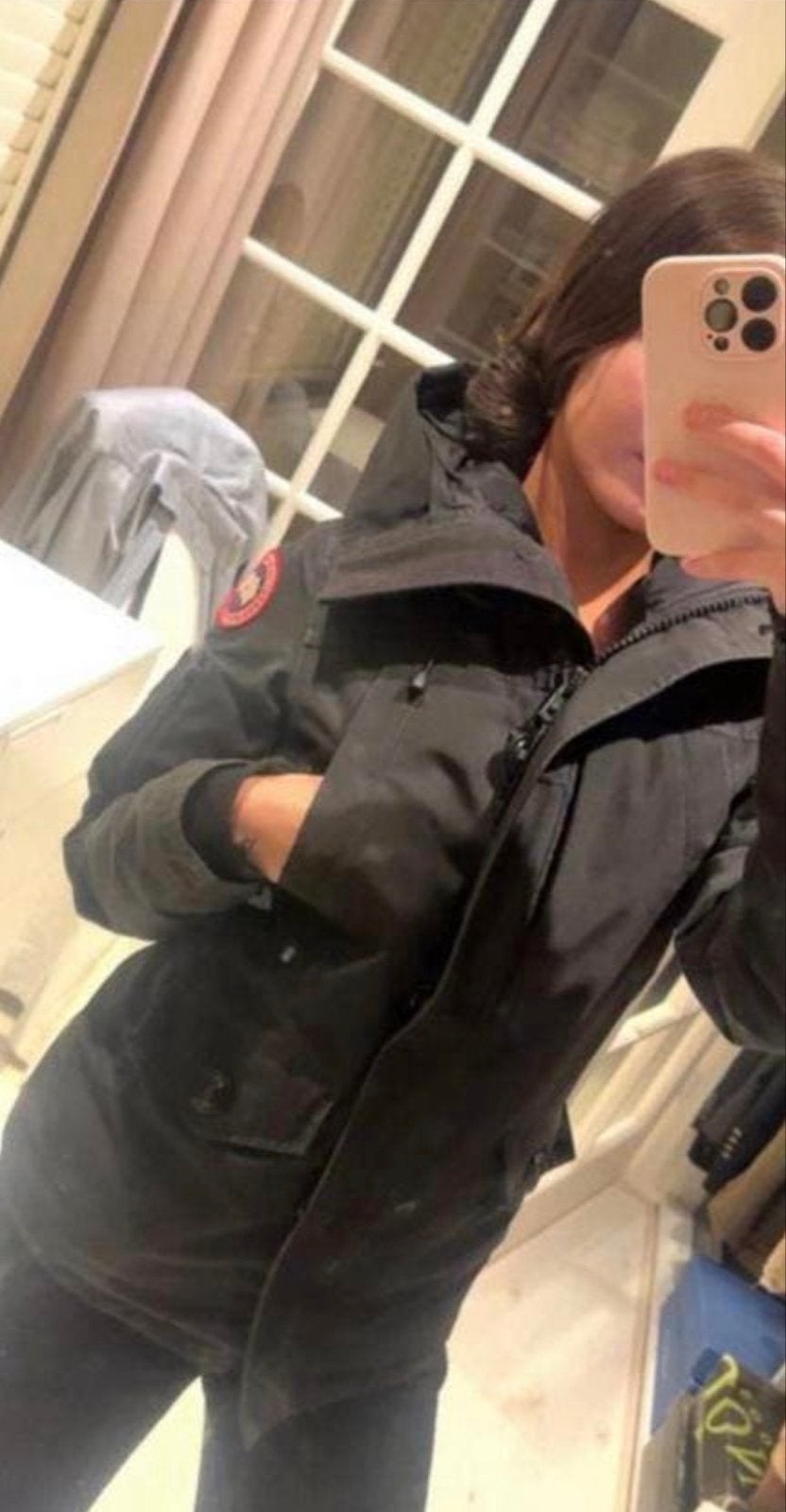 Originele Canada Goose jas zwart maat XS, Ophalen of Verzenden, Gedragen, Maat 34 (XS) of kleiner, Zwart