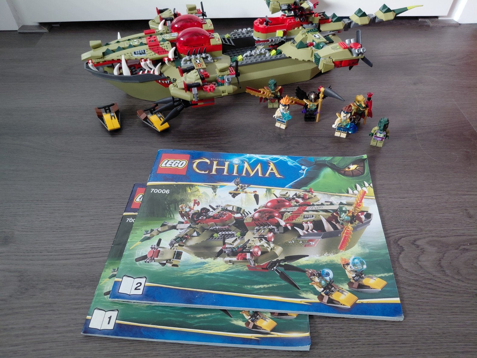 Lego Chima 70006 Cragger's comnand ship, Ophalen of Verzenden, Zo goed als nieuw