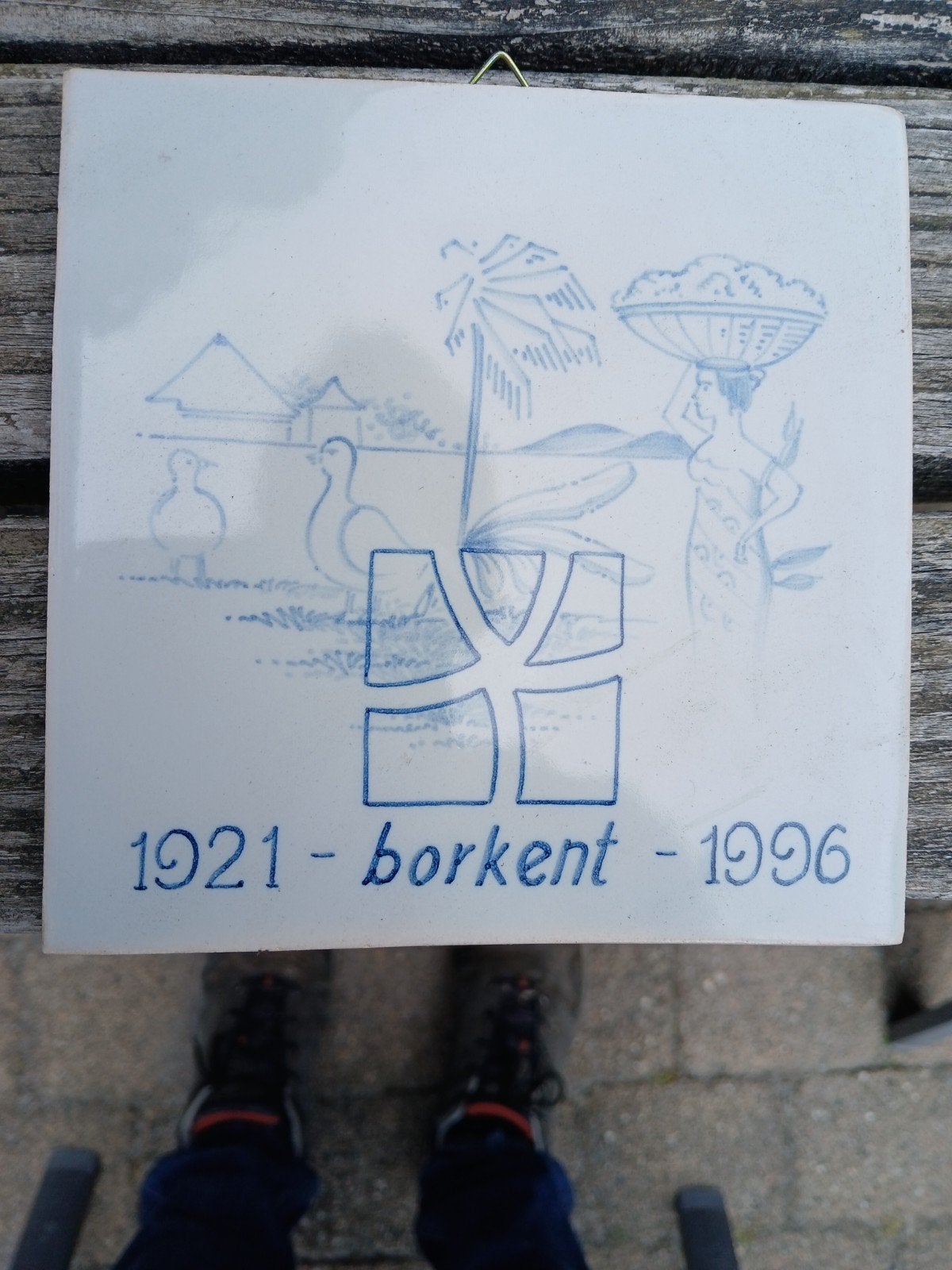 Delfts blauw tegel Royal Tichelaar Makkum 1921-1996, Antiek en Kunst, Antiek | Wandborden en Tegels, Ophalen of Verzenden