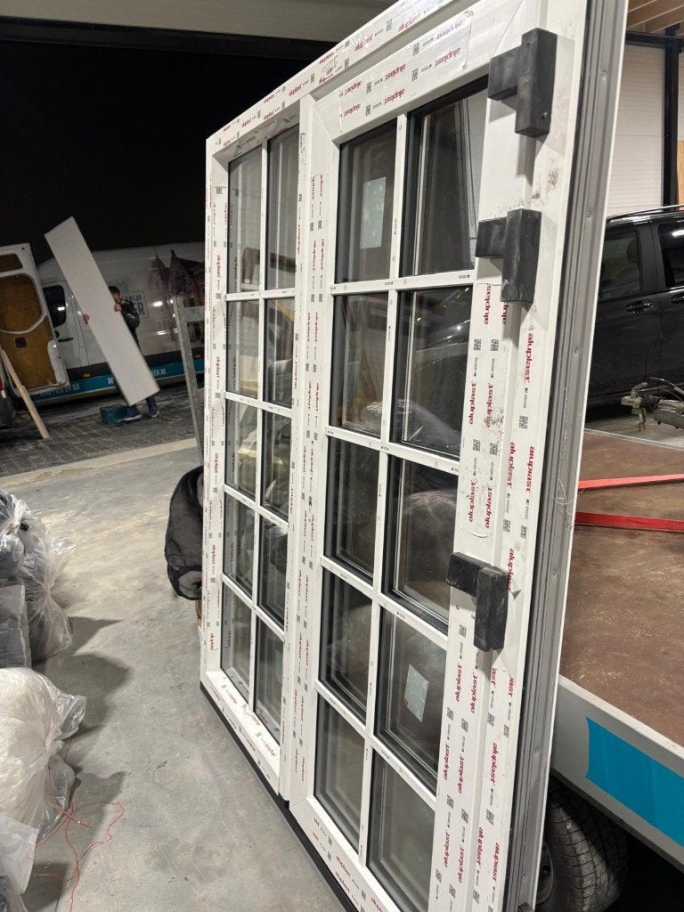 Nieuwe Aluplast Ideal 7000 NL Profiel Deurkozijn, Ophalen, Kunststof, Deurkozijn, Nieuw