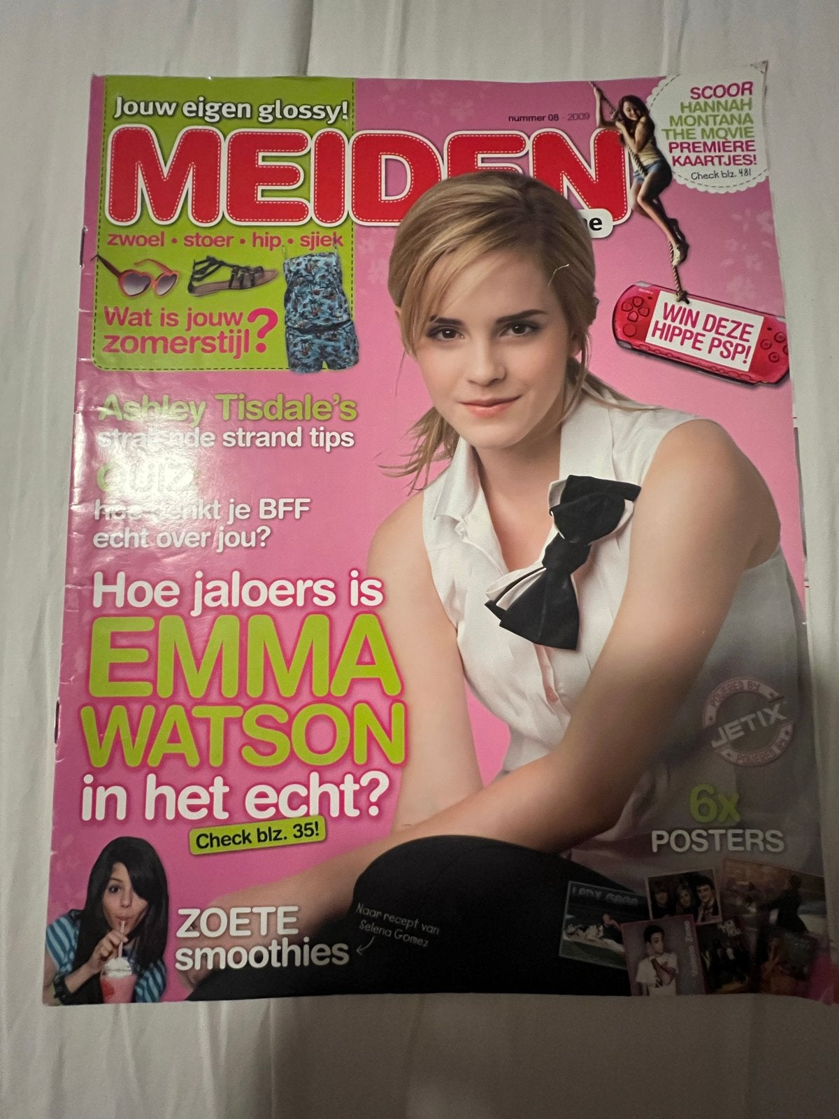 Meiden Magazine - Emma Watson & Taylor Swift (2009), Ophalen of Verzenden, Gelezen, Glossy