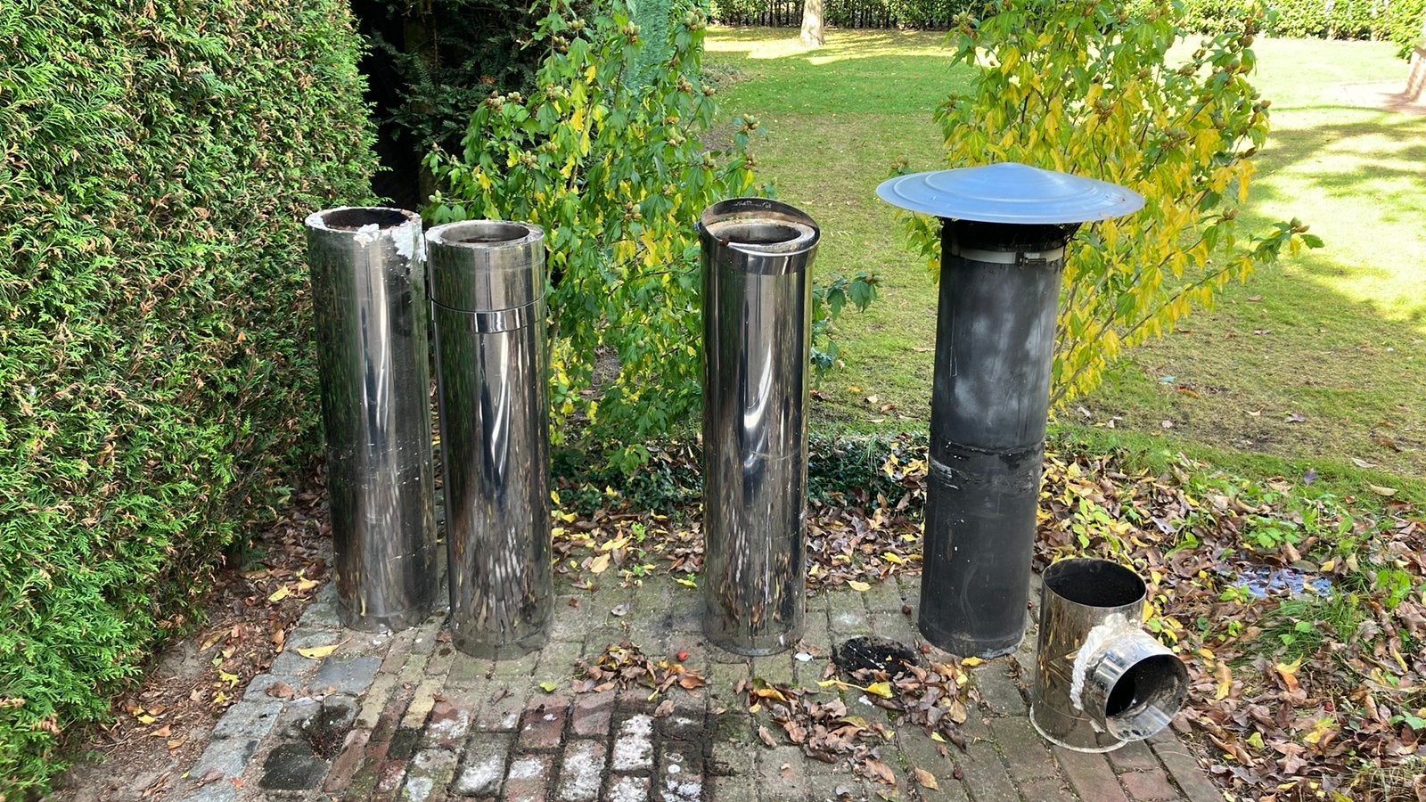 Kachelpijpen kachelafvoer kachelbuis, Huis en Inrichting, Ophalen, Gebruikt, Gas, Gaskachel