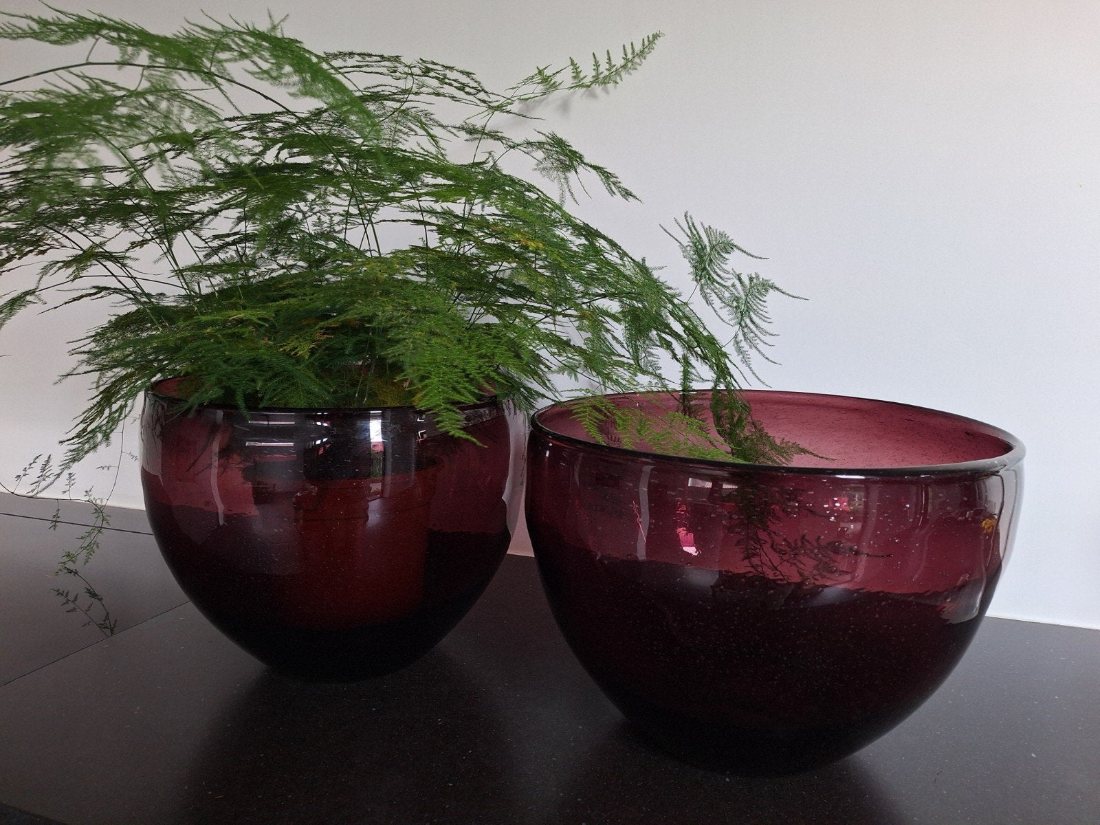 Grote glazen schalen  Riverdale, Ophalen of Verzenden, Zo goed als nieuw, Rond, Glas