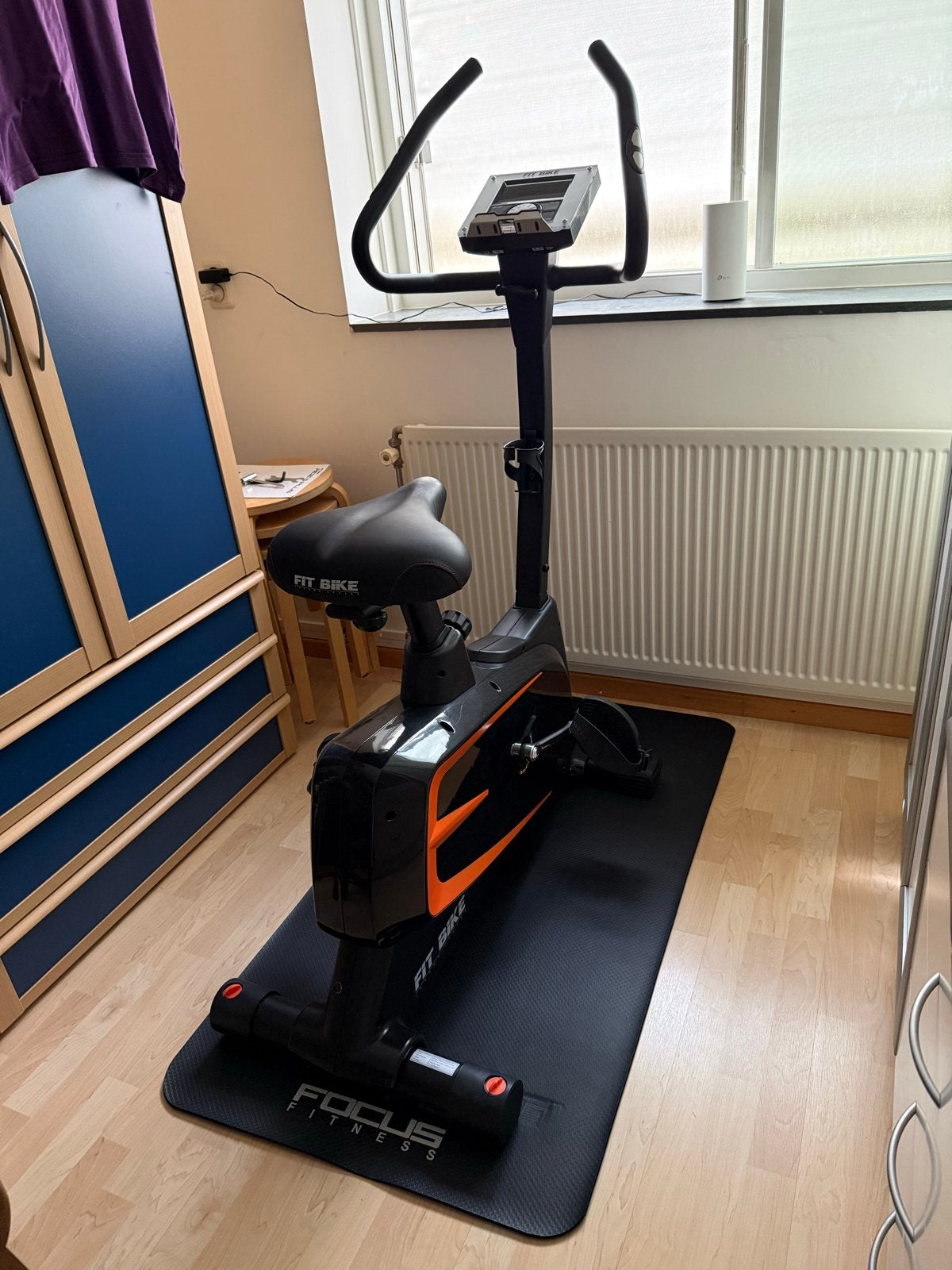 Fitbike Ride 6 iPlus Hometrainer - Zo goed als nieuw, Sport en Fitness, Ophalen, Gebruikt, Metaal, Benen