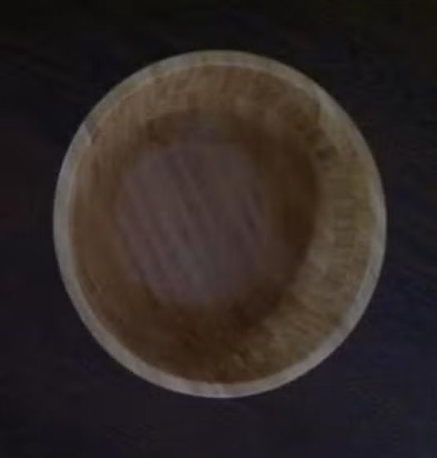 schaaltje blank hout buitenkant wit kunstof., Overige materialen, Ophalen of Verzenden, Overige stijlen, Schaal of Schalen