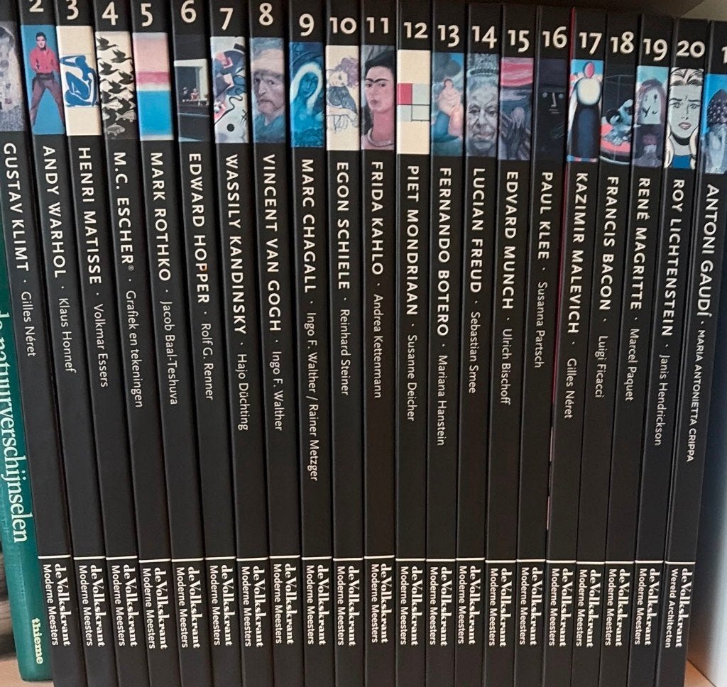 De Volkskrant / TASCHEN Moderne Meesters 20 delen + Gaudí, Ophalen, Zo goed als nieuw, Schilder- en Tekenkunst