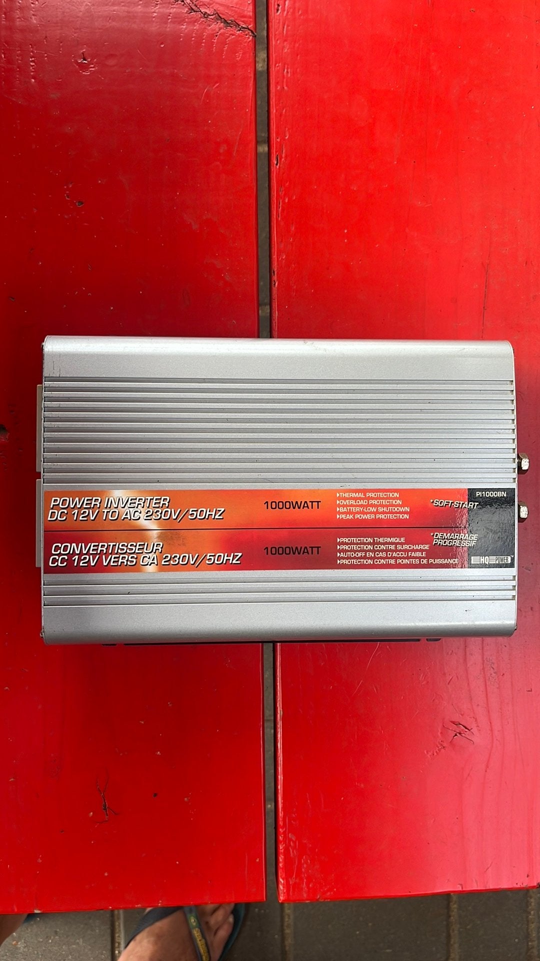 Omvormer 12v 1000watt, Ophalen of Verzenden, Gebruikt