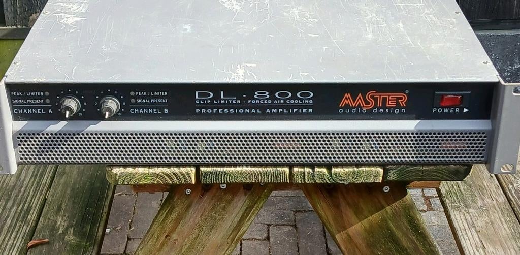 Amate DL-800 versterker master audio design., Ophalen of Verzenden, Zo goed als nieuw, 120 watt of meer, Overige merken