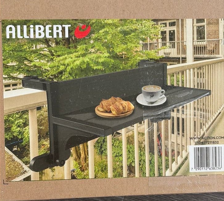 Meter Balcony railing Shelf nieuwbin de doos, Ophalen of Verzenden, Nieuw, Rechthoekig