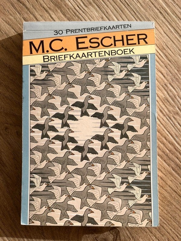 M.C. escher briefkaartenboek • uitstekende staat, Verzamelen, Ansichtkaarten | Themakaarten, Ongelopen, Overige thema's, Ophalen of Verzenden