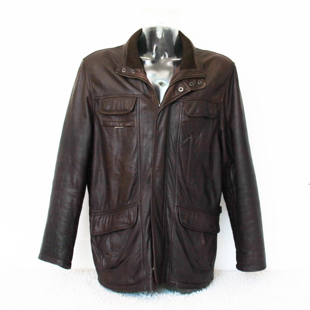 Mooie Soepele Leren Di Biagi Heren Jas* (Maat 56) € 165,-