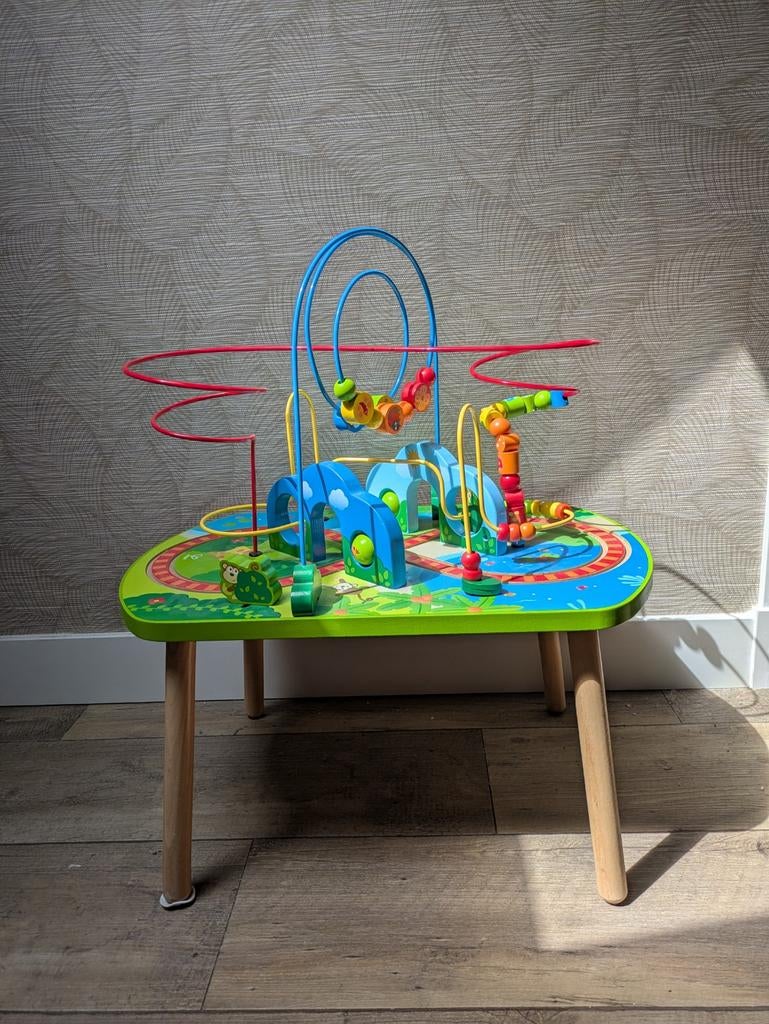Hape activiteitentafel, Ophalen, Gebruikt, Bouwen