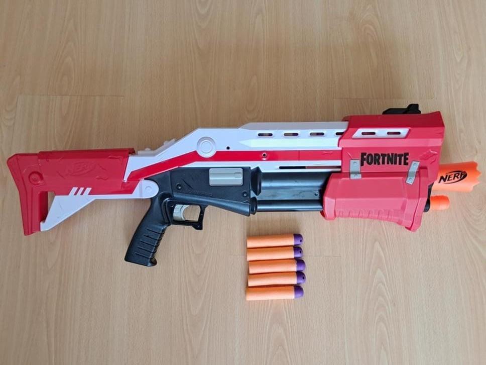 Nerf Fortnite TS Blaster met 5 pijltjes, Ophalen of Verzenden