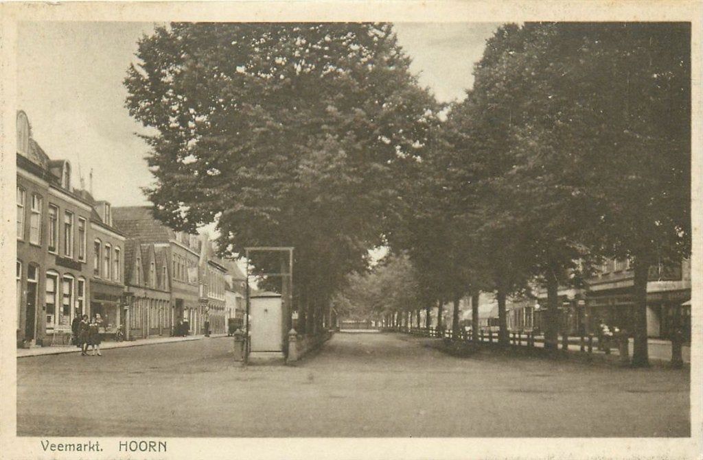 701-184-013 Hoorn Veemarkt, Verzamelen, Ophalen of Verzenden, Voor 1920, Noord-Holland