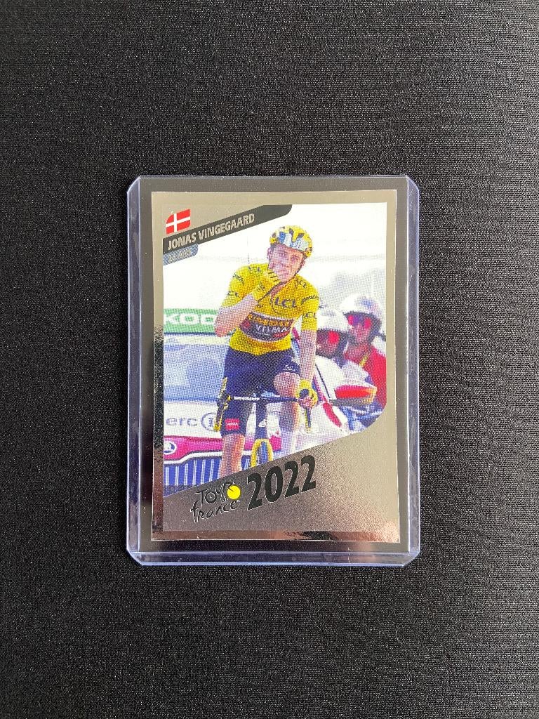 Jonas Vingegaard Panini Tour de France 2023 Sticker 2022, Verzenden, Zo goed als nieuw, Overige sporten, Poster, Plaatje of Sticker