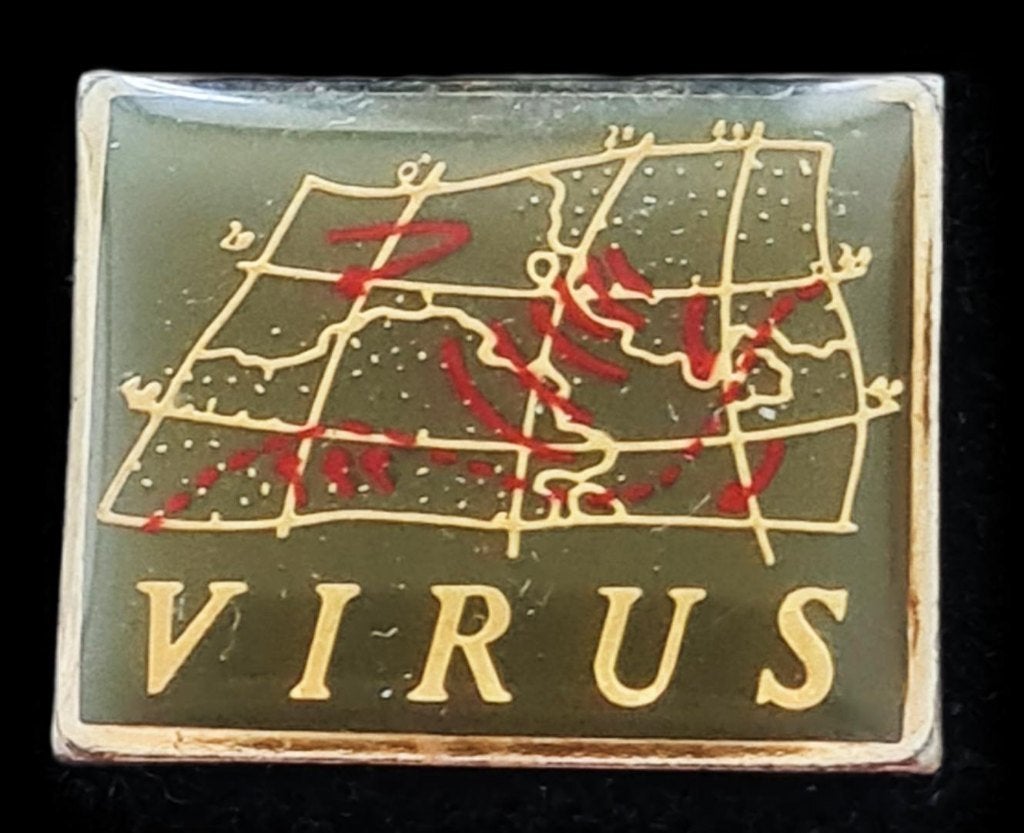 Virus pandemie pin, Verzenden, Nieuw, Overige onderwerpen, Speldje of Pin