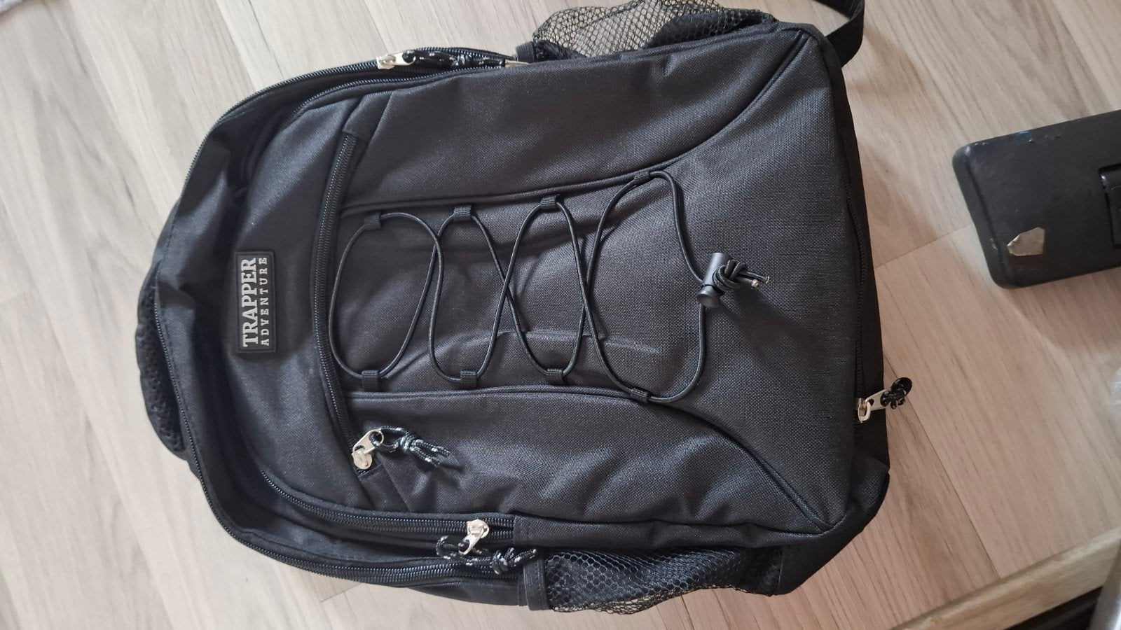 Trapper Adventure Rugzak - Zwart - NIEUW, 25 tot 40 cm, Nieuw, Ophalen of Verzenden, Overige merken