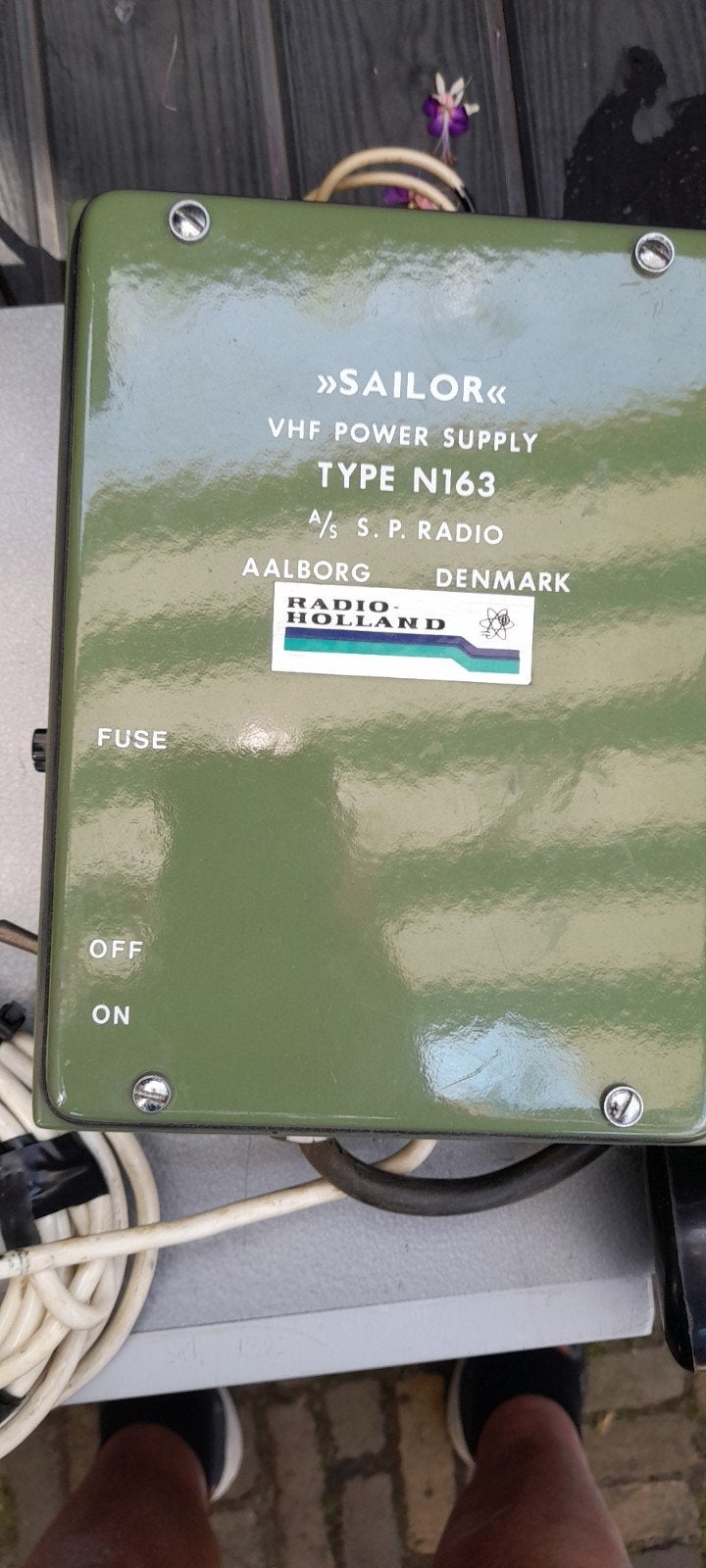 Vintage Philips Marifoon en Sailor VHF Voeding, Ophalen of Verzenden, Gebruikt