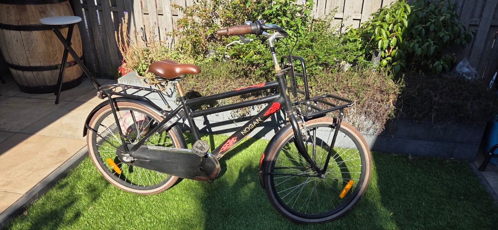 24 inch nogan jongens fiets, Fietsen en Brommers, Ophalen, Gebruikt, Minder dan 49 cm, Minder dan 47 cm