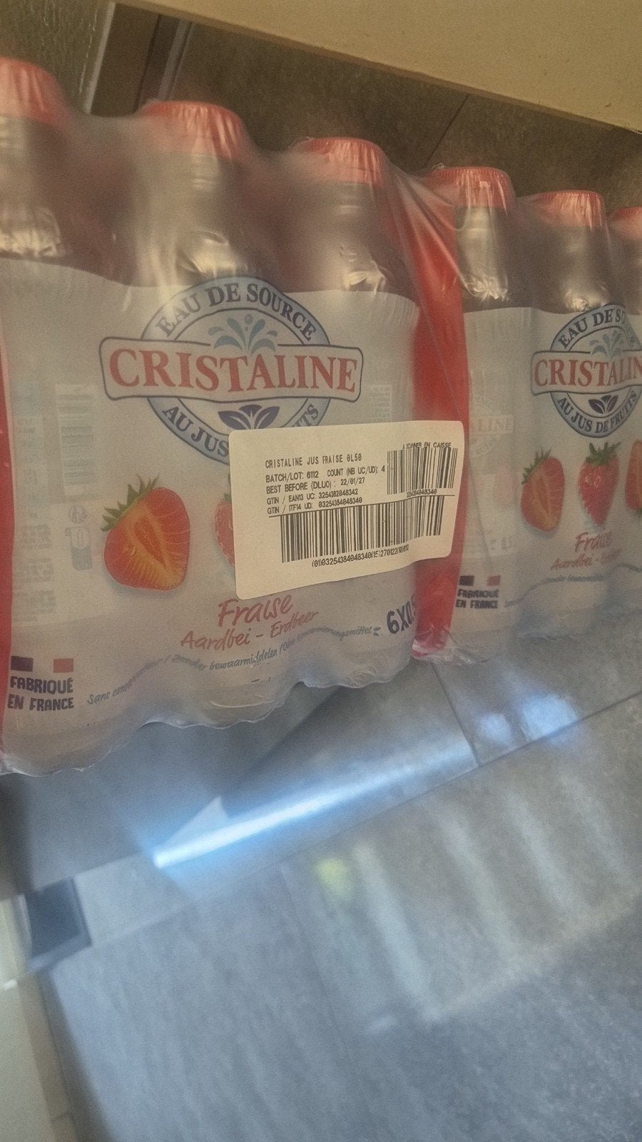 Cristaline Aardbei uit Frankrijk  Niet verkrijgbaar in N, Ophalen of Verzenden, Nieuw