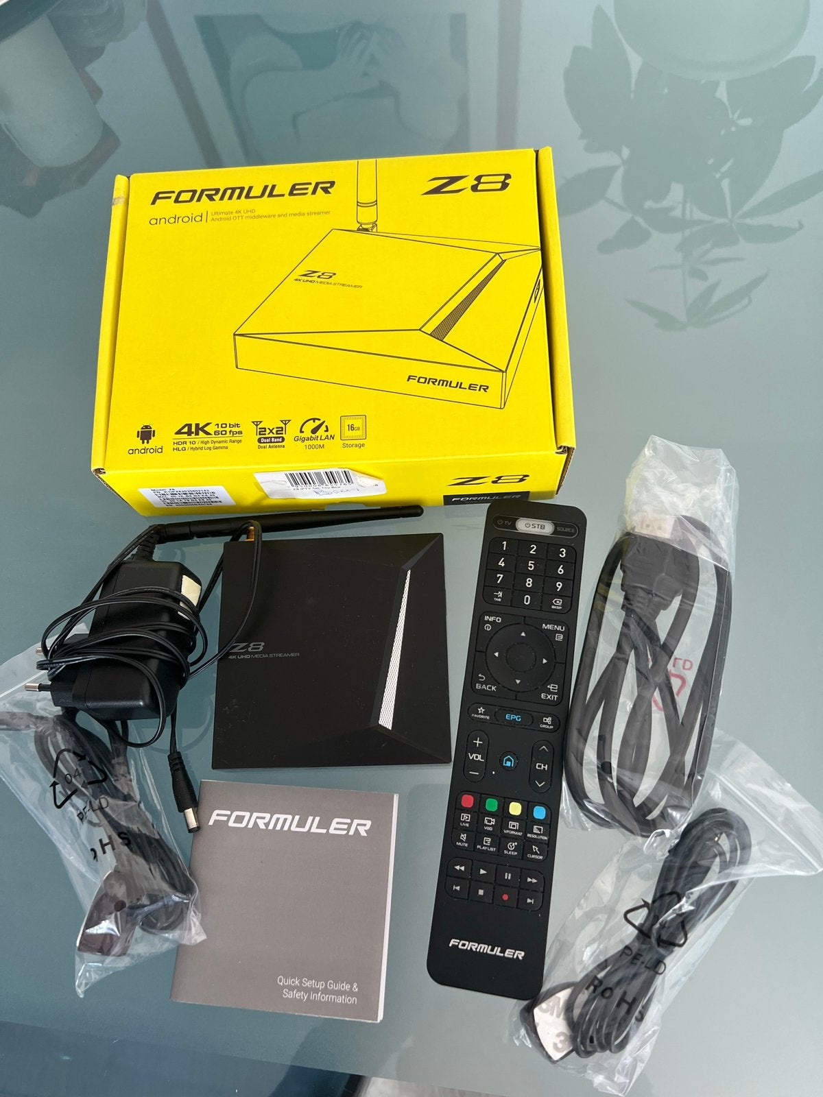 Formuler Z8 Android 4K UHD Media Streamer, Audio, Tv en Foto, Mediaspelers, Ophalen, Zo goed als nieuw, HDMI, Zonder harde schijf