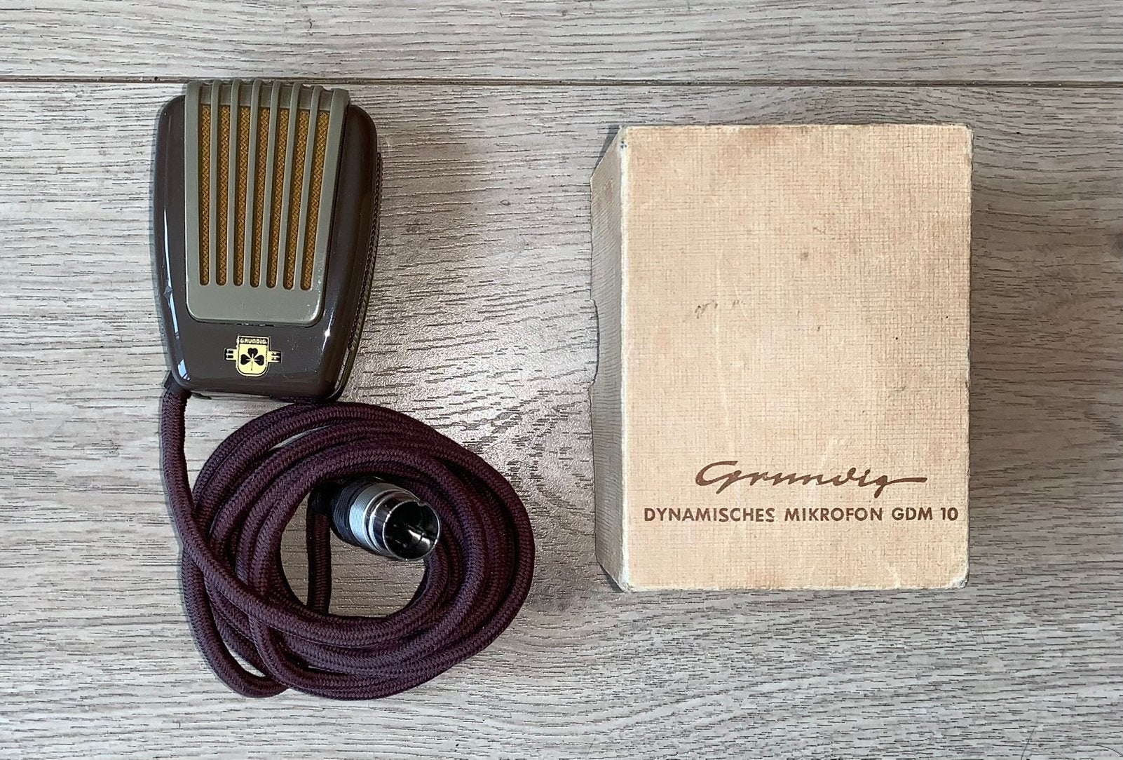 Vintage Microfoon Zo Goed Als Nieuw, Ophalen of Verzenden, Zo goed als nieuw, Overige typen