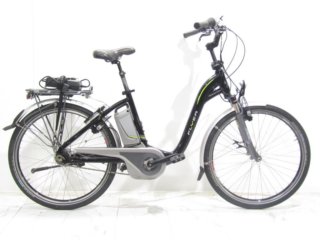 Flyer Ebike zwart dames 46cm 26inch, Minder dan 47 cm, Gebruikt, Overige merken