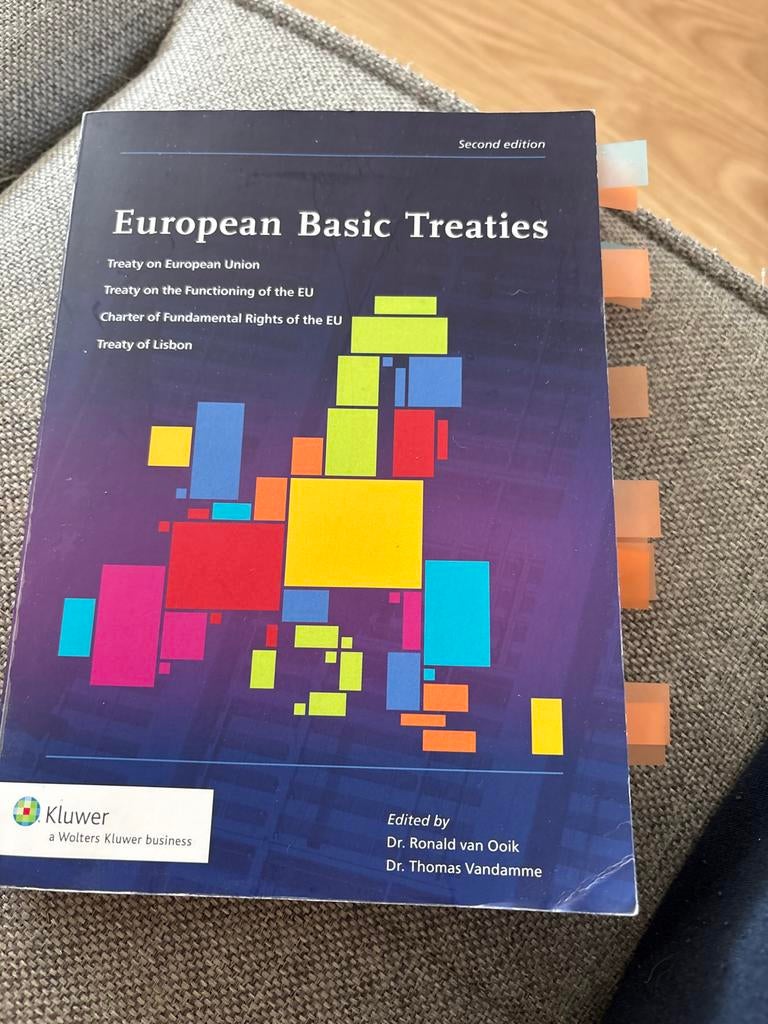 European Basic Treaties - Second edition, Ophalen of Verzenden, Gamma, Gelezen, WO