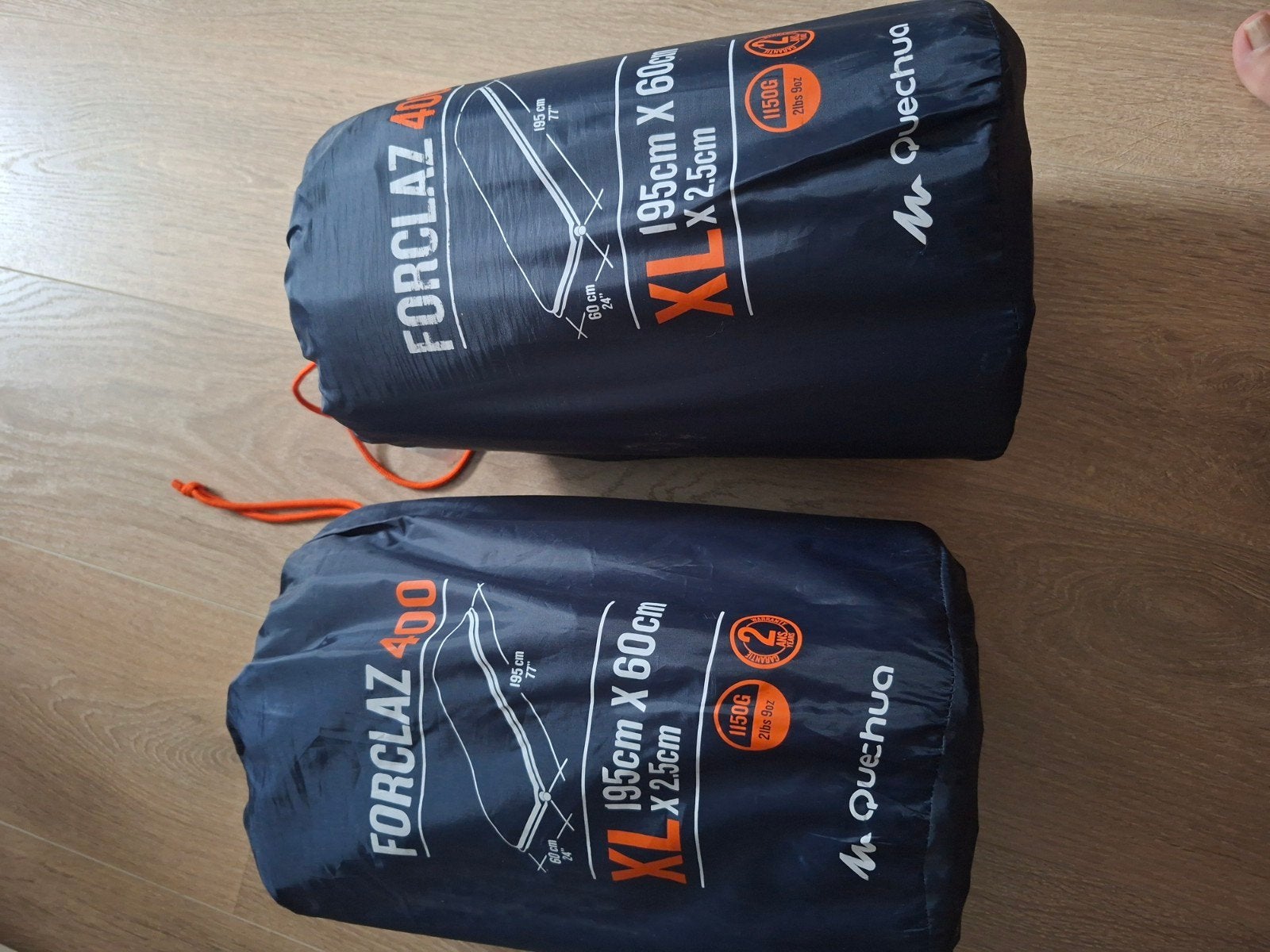 2x Forclaz 400 XL slaapmatten 195x60x2.5cm, Caravans en Kamperen, Slaapmatten, Ophalen of Verzenden, Zo goed als nieuw, 1-persoons