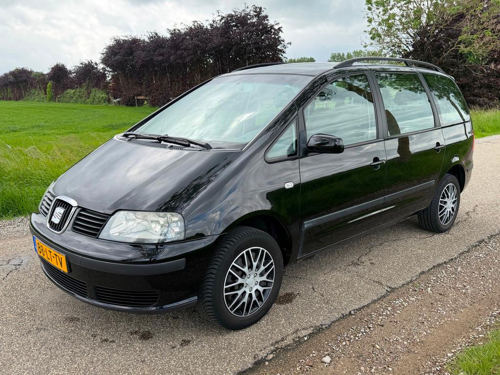Seat Alhambra 2.0 Stella 7 Persoons APK 06-2026 Airco NAP, Voorwielaandrijving, Zwart, 4 cilinders, 1553 kg