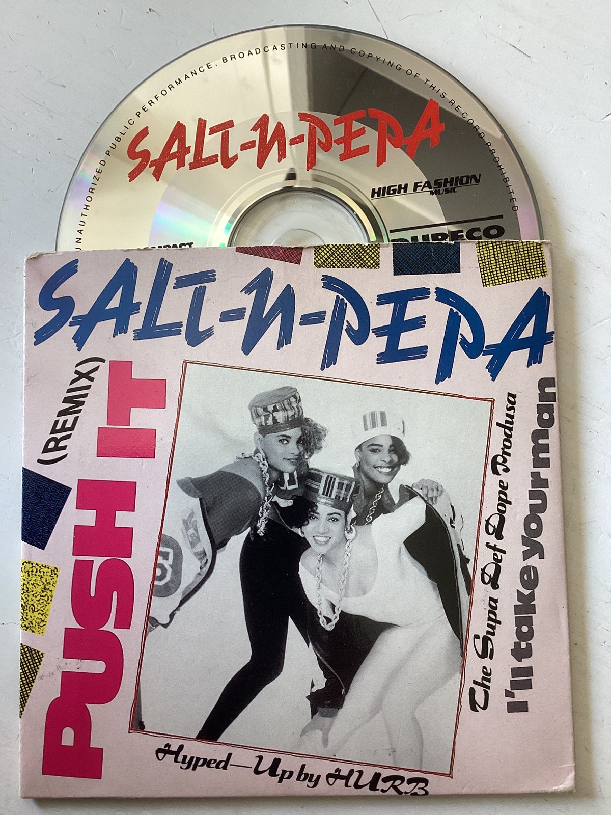 Salt -N- Pepa - Push it, Verzenden, Zo goed als nieuw, Hiphop en Rap