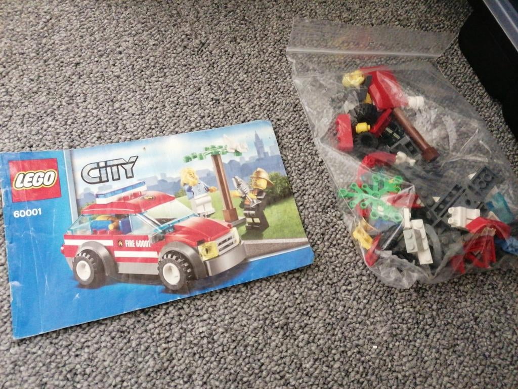 Legoset 60001 - COMPLEET, Ophalen of Verzenden, Zo goed als nieuw, Complete set, Lego