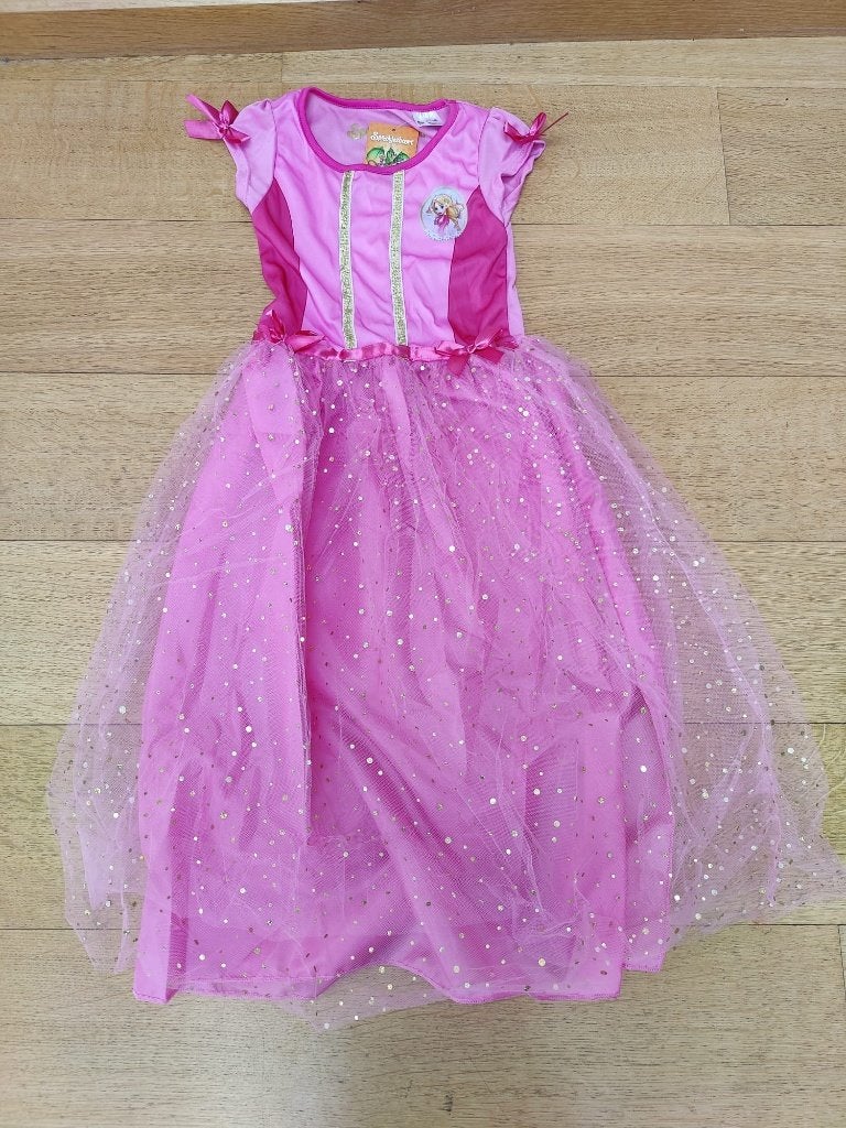 Roze jurk Doornroosje, Ophalen of Verzenden, Nieuw, 122 t/m 128, Meisje