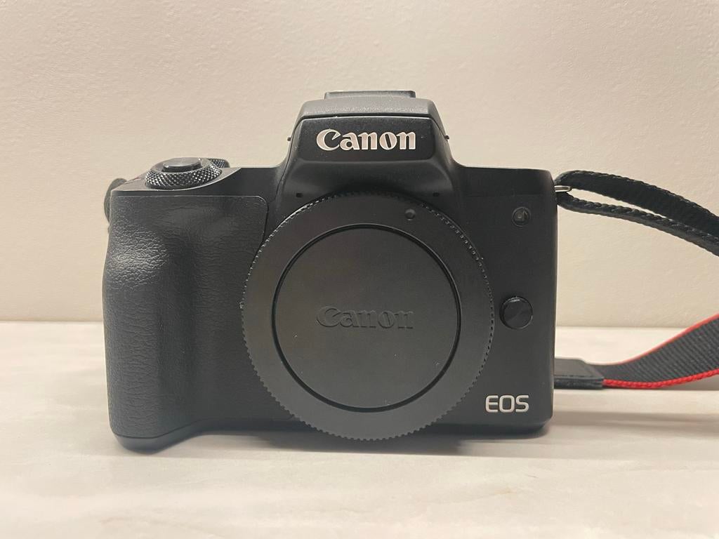 Canon EOS M50 Mark II met 2 lenzen en accessoires, Audio, Tv en Foto, Fotocamera's Digitaal, Ophalen, Canon, Compact, Zo goed als nieuw