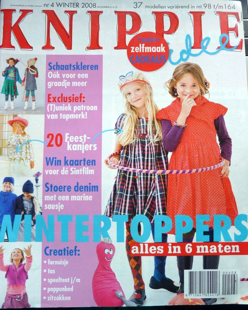3 x KNIPPIE vintage patronen 2008 2009 en 2011, Verzenden, Zo goed als nieuw, Kind, Overige merken