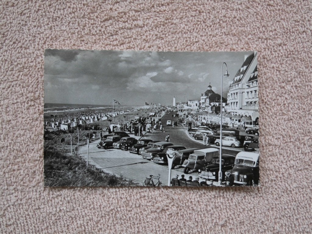 Noordwijk aan Zee , boulevard, Ophalen of Verzenden, 1940 tot 1960, Gelopen, Zuid-Holland