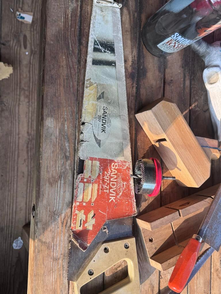 Diverse handzagen, inclusief Sandvik en Stibbe, Doe-het-zelf en Verbouw, Gereedschap | Handgereedschap, Ophalen of Verzenden, Gebruikt