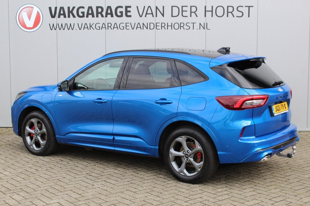 Ford Kuga 2.5-243pk PHEV ST-Line X. 2100kg trekgewicht ! Nie, Auto's, Ford, 12 maanden, 14 kWh, Gebruikt, Blauw
