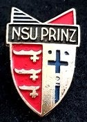 N.S.U. PRINZ speld emaille, Ophalen of Verzenden, Nieuw, Transport, Speldje of Pin