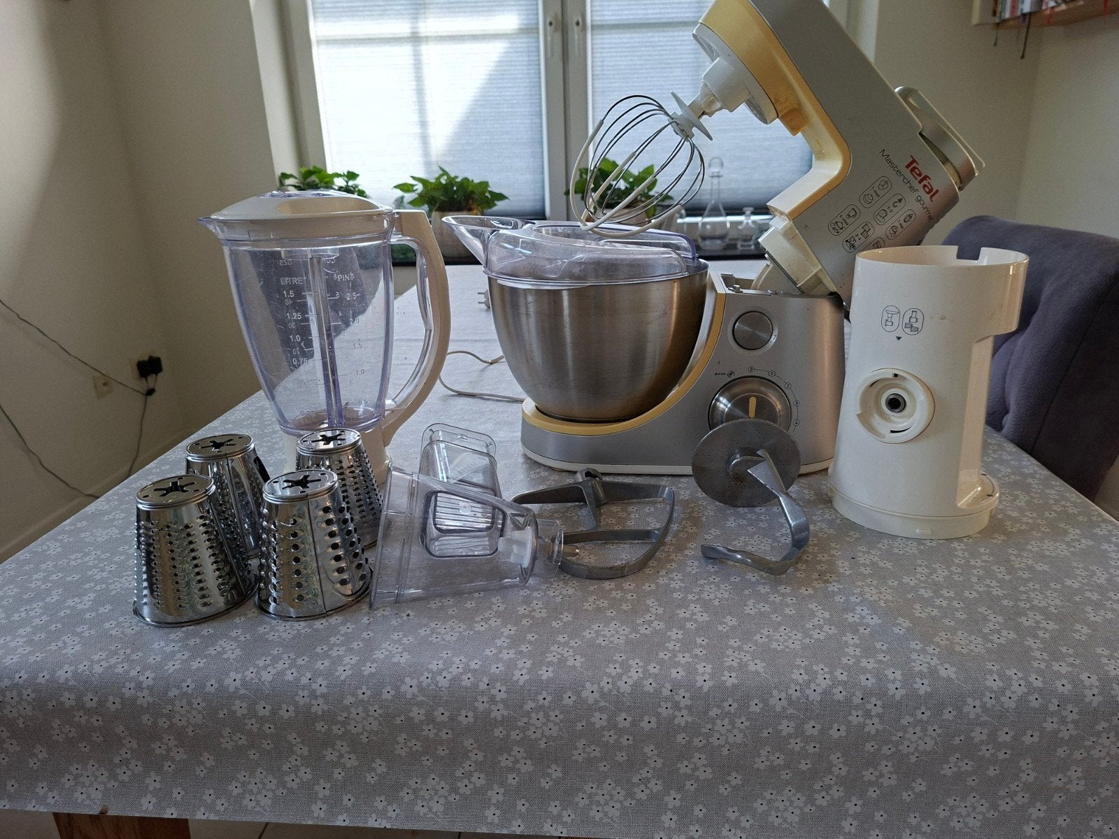 Tefal Masterchef Gourmet keukenmachine met accessoires, Witgoed en Apparatuur, Keukenmixers, 2 tot 3 liter, Ophalen of Verzenden